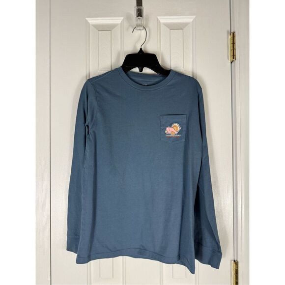 NWOT Vineyard Vines Thanksgiving Shirt Size M 12/14 - Picture 1 of 3